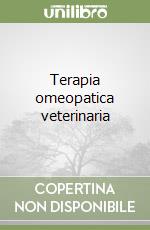 Terapia omeopatica veterinaria