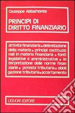 Principi di diritto finanziario libro