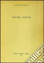 Leopardi e Montale libro