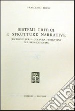 Sistemi critici e strutture narrative libro