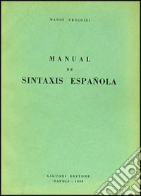 Manuale de sintaxis espanola