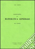 Lezioni di matematica generale