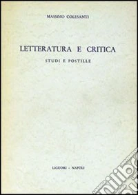 Letteratura e critica
