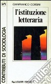 L'istituzione letteraria libro