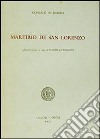 Martirio de San Lorenzo libro