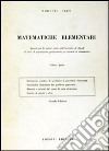 Matematiche elementari. Vol. 1 libro