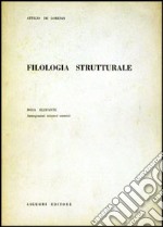 Filologia strutturale libro