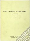 Poesia e teatro. Antologia libro di France Anatole Giudici E. (cur.)