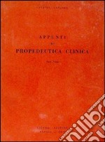 Appunti di propedeutica clinica libro