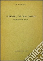 Phèdre de Jean Racine libro