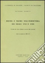 Deismo e teismo nell'Inghilterra dei secoli XVII e XVIII libro