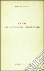 Studi sull'autonomia universitaria