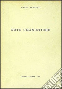 Note umanistiche