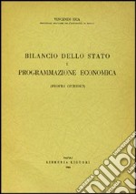 Bilancio dello Stato e programmazione economica