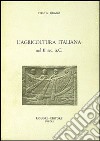 L'agricoltura italiana nel II sec. a. C. libro