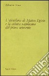 L'epistolario di Matteo Egizio e la cultura napoletana del primo Settecento libro di Ussia Salvatore