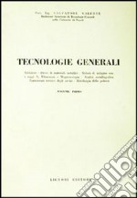 Tecnologie generali. Vol. 1