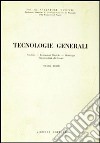 Tecnologie generali. Vol. 3 libro