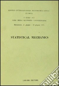 Statistical mechanics