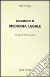 Argomenti di medicina legale libro