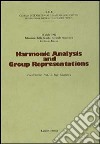 Harmonic analysis and group representations libro di Cime (cur.)