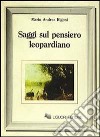 Saggi sul pensiero leopardiano libro