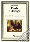 Poesia e ideologia libro di Larivaille Paul