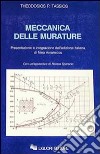 Meccanica delle murature libro di Tassios Theodosios P. Avramidou N. (cur.)