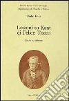Lezioni su Kant di Felice Tocco. Studio ed edizioni libro