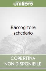 Raccoglitore schedario libro