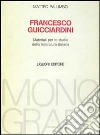 Francesco Guicciardini libro di Palumbo Matteo