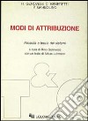 Modi di attribuzione. Filosofia e teoria dei sistemi libro