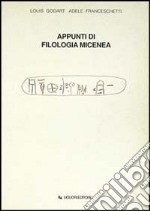 Appunti di Filologia micenea libro