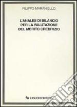 L'analisi di bilancio per la valutazione del merito creditizio libro