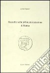 Ricerche sulla prima monetazione di Roma libro