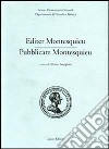 Editer Montesquieu-Pubblicare Montesquieu libro