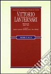 Vittorio Lanternari. Bibliografia 1950-1998 libro