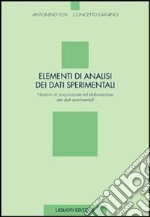 Elementi di analisi dei dati sperimentali. Nozioni ed acquisizione ed elaborazione dei dati sperimentali