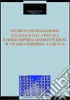 Studio di microeconomia stilizzato sulla piccola e media impresa manifatturiera di un'area depressa: la Sicilia libro