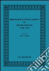 Bibliografia degli scritti su Pietro Piovani (1948-2000) libro