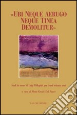 «Ubi neque aerugo neque tinea demolitur». Studi offerti in onore di Luigi Pellegrini per i suoi settant'anni libro