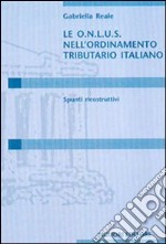 Le Onlus nell'ordinamento tributario italiano. Spunti ricostruttivi