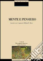 Mente e pensiero. Incontri con l'opera di Wilfred R. Bion libro