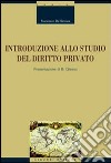 Introduzione allo studio del diritto privato libro