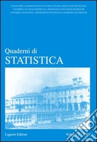 Quaderni di statistica (2005). Vol. 7