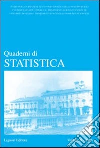 Quaderni di statistica (2006). Vol. 8 libro