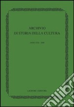 Archivio di storia della cultura (2008) libro