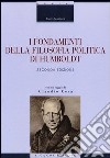 I fondamenti della filosofia politica di Humboldt libro