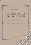 De constantia iurisprudentis (Napoli 1721, con postille autografe, ms.XIII B 62) libro