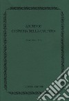 Archivio di storia della cultura (2018). Vol. 31 libro di Tessitore F. (cur.)